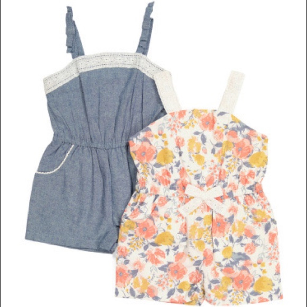 2 set Chambray romper NWT! Tommy Bahama